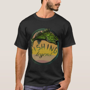 Walleye Fishing Legend T-Shirt