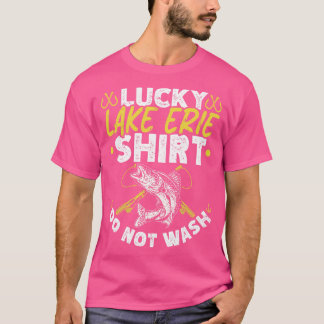Walleye Fishing Lucky Lake Erie T-Shirt