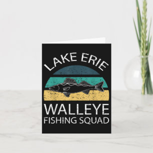 Walleye Fishing Squad Tournament Fishing Lake Erie Card