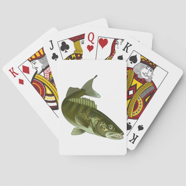 Walleye Playing Cards (Back)