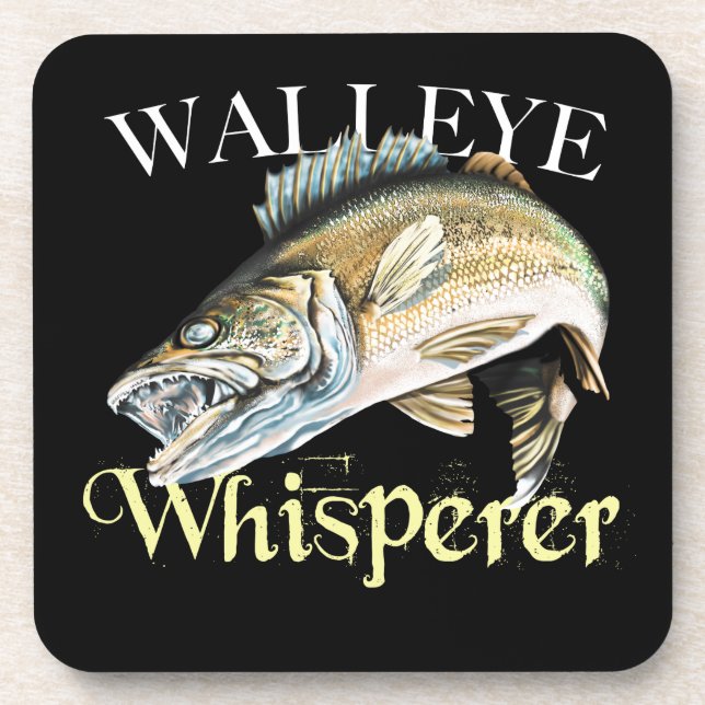 Walleye Whisperer Coaster (Front)