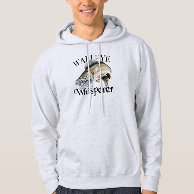 Walleye Whisperer Hoodie (Front)