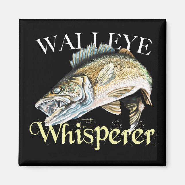 Walleye Whisperer Magnet (Front)