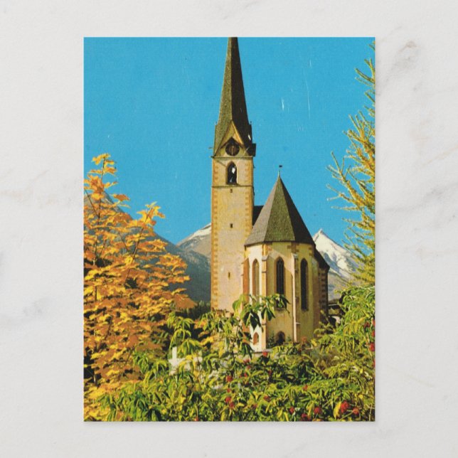 Wallfahrtskirche, Hellesblut, Grossglockner, Postcard (Front)