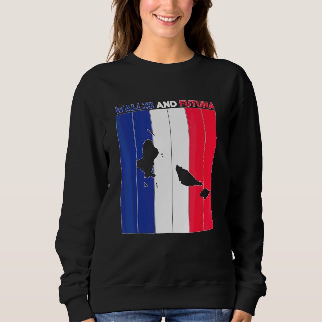 Wallis And Futuna Country Borders Sweatshirt (Front)