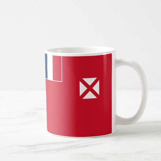 Wallis and Futuna Flag Ceramic Coffee Mug (Right)