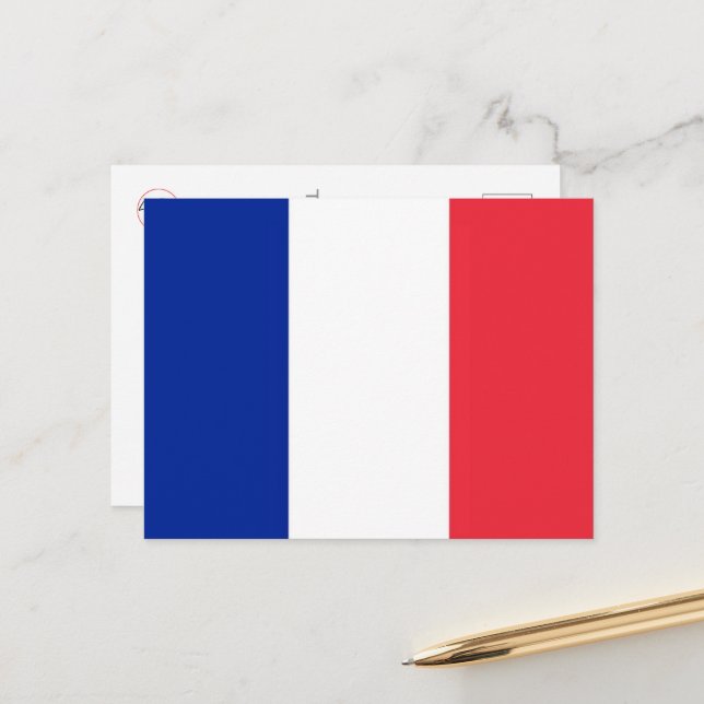 Wallis and Futuna - Flag - Postcard (Front/Back In Situ)