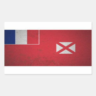 Wallis and Futuna Rectangular Sticker