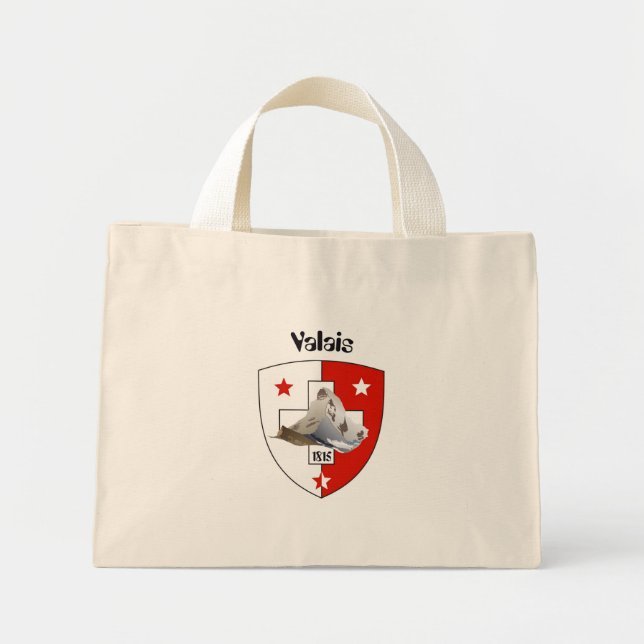 Wallis / Valais Tasche Mini Tote Bag (Front)