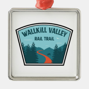 Wallkill Valley Rail Trail Metal Tree Decoration