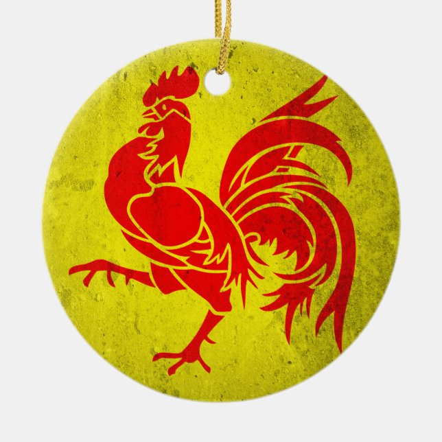 Wallonia Ceramic Tree Decoration (Front)