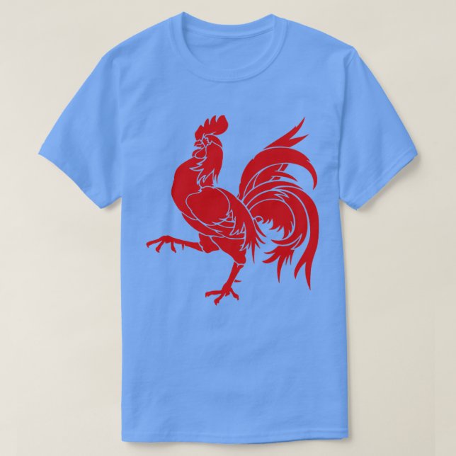 Wallonia Rooster Sigil T-Shirt (Design Front)