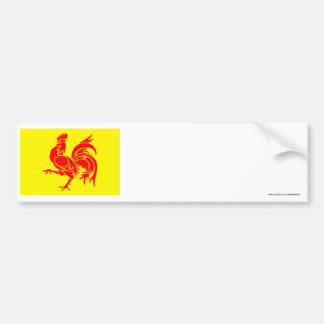 Walloon Region Flag Bumper Sticker