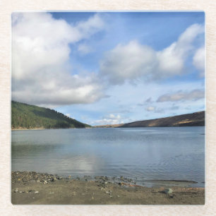 Wallowa Lake, Oregon Glass Coaster