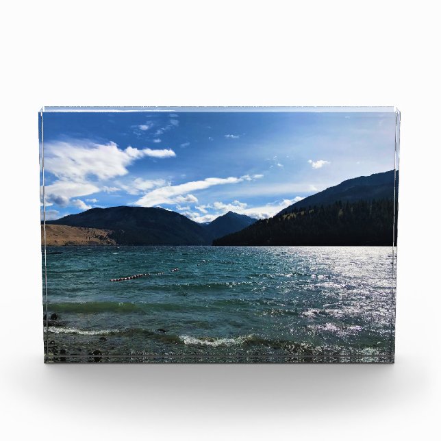 Wallowa Lake, Oregon Photo Block (Front)