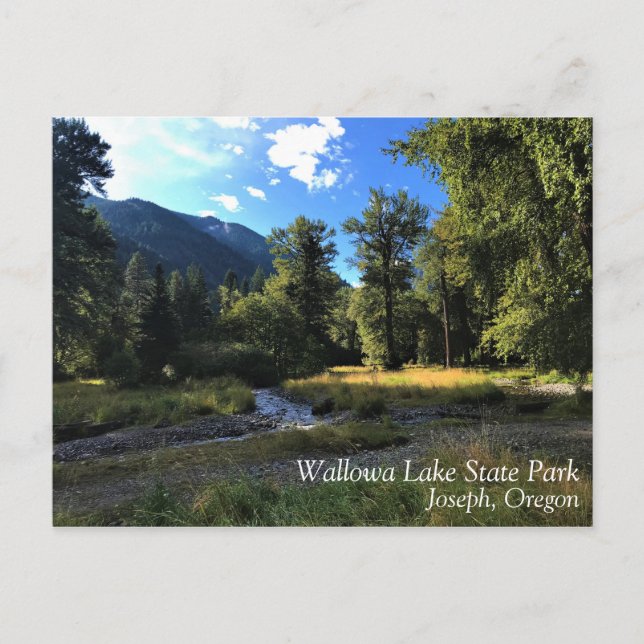 Wallowa Lake State Park, OR Postcard (Front)