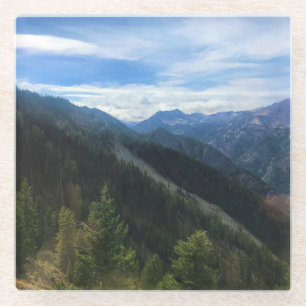 Wallowa Mountains, OR Glass Coaster