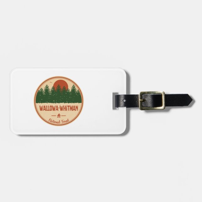 Wallowa-Whitman National Forest Luggage Tag (Front Horizontal)