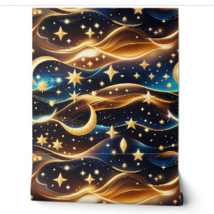 Wallpaper - Amber Celestial Moon