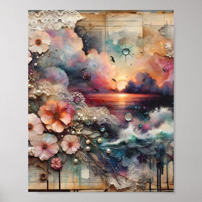 Wallpaper Background Digital Poster (Front)