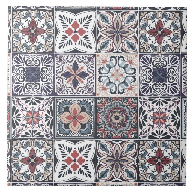 Wallpaper Backsplashes/Talavera inspired tiles 2 (Front)