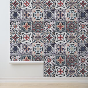 Wallpaper Backsplashes/Talavera inspired tiles 2