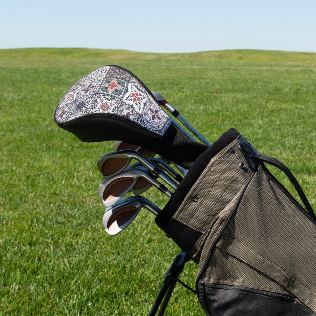 Wallpaper Backsplashes/Talavera inspired tiles 2 Golf Head Cover (In Situ)