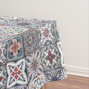 Wallpaper Backsplashes/Talavera inspired tiles 2 Tablecloth