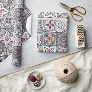 Wallpaper Backsplashes/Talavera inspired tiles 2 Wrapping Paper