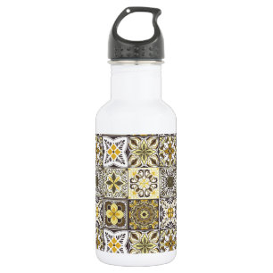 Wallpaper Backsplashes/Talavera inspired tiles/ 532 Ml Water Bottle
