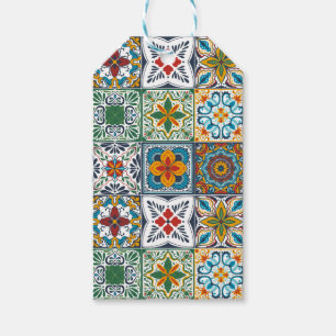 Wallpaper Backsplashes/Talavera inspired tiles Gift Tags