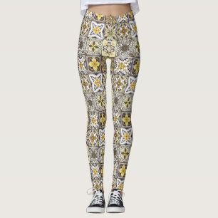 Wallpaper Backsplashes/Talavera inspired tiles/ Leggings