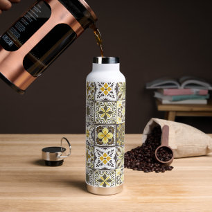 Wallpaper Backsplashes/Talavera inspired tiles/ Water Bottle