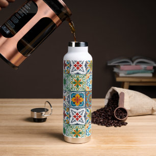 Wallpaper Backsplashes/Talavera inspired tiles Water Bottle