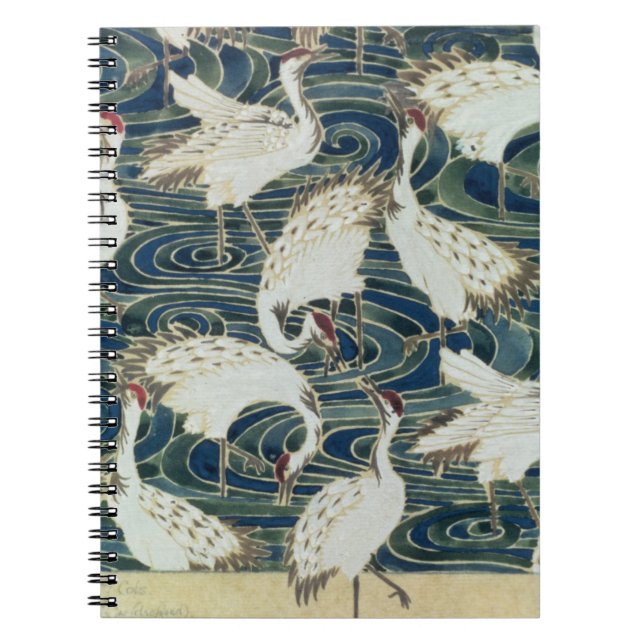 Wallpaper design, by the Silver Studio, c.1890 Spiral Notebook (Front)