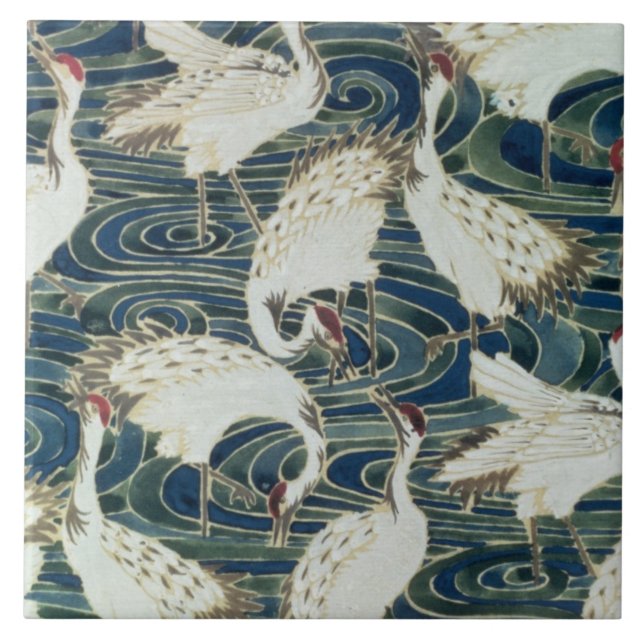 Wallpaper design, by the Silver Studio, c.1890 Tile (Front)