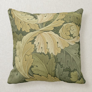 Wallpaper Design with Acanthus/Woodland colours, 1 Cushion