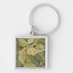 Wallpaper Design with Acanthus/Woodland colours, 1 Key Ring