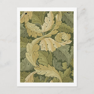 Wallpaper Design with Acanthus/Woodland colours, 1 Postcard