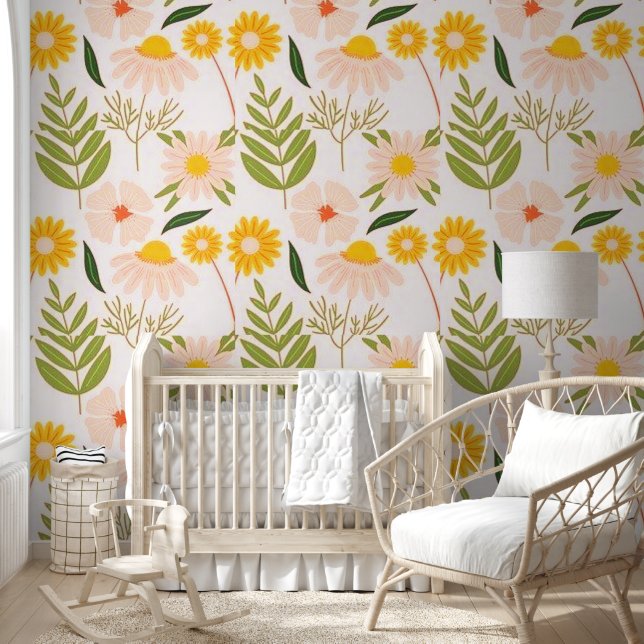 Wallpaper Floral Flowers  (Kids)