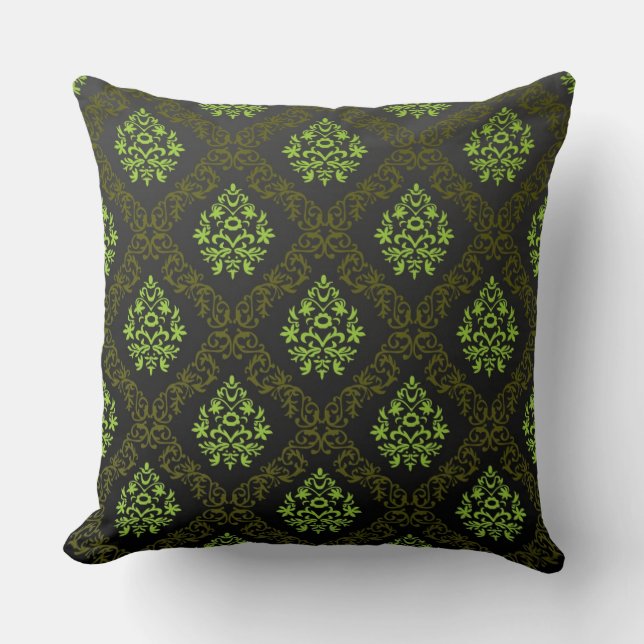 Wallpaper Floral Green Cushion (Front)