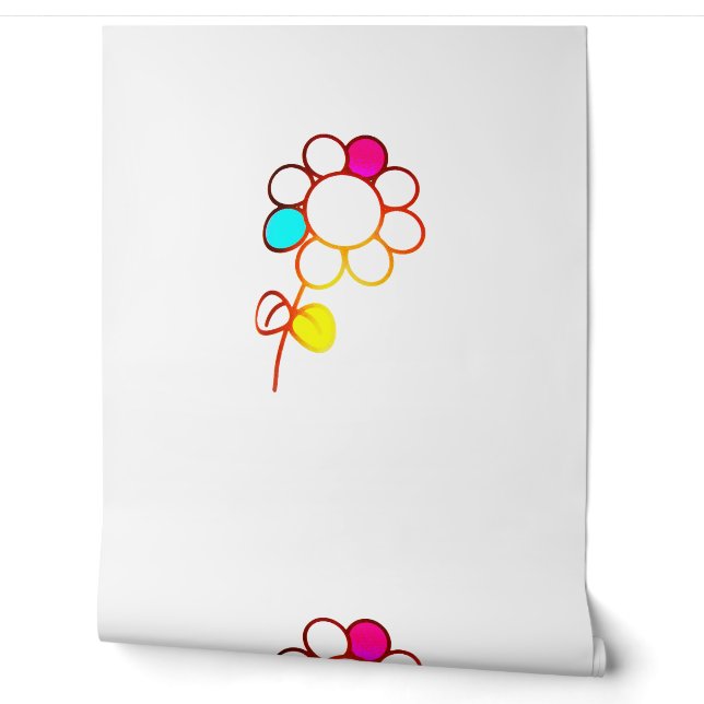 Wallpaper FLOWER STYLE DESIGN (Unrolling)