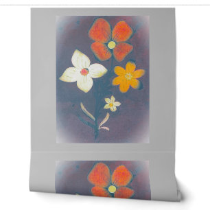 Wallpaper flower style design