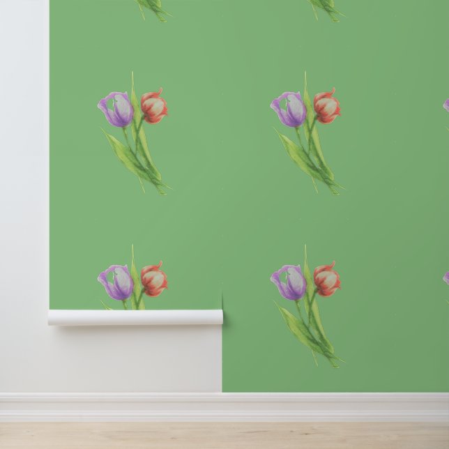 WALLPAPER FLOWERS STYLE DESIGN (Application)