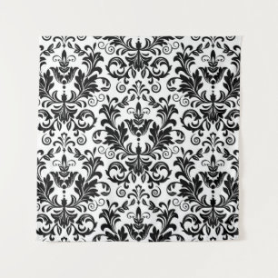 Wallpaper in the style of Baroque. Seamless backgr Tapestry