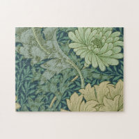 Wallpaper Pattern Sample with Chrysanthemum