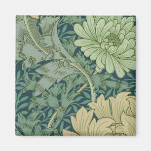 Wallpaper Pattern Sample with Chrysanthemum Magnet