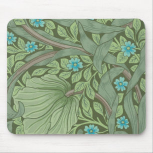Wallpaper Pattern Sample with Forget-Me-Nots Mouse Pad