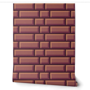 Wallpaper Pixel-Art "STONEBRICKS" 8 bit Var02