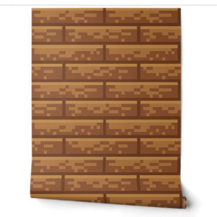 Wallpaper Pixel-Art "WOODPLANKS" 8 bit Var03